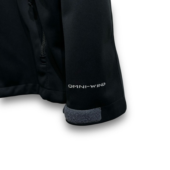 Columbia Men's Ascender Softshell Jacket Black Omni Wind Water Resistant Size XL - Picture 4 of 7